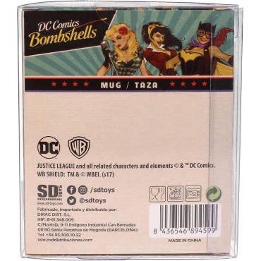 Taza Batgirl DC Bombshells Cerámica 325 mls