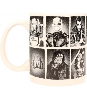Taza Personajes Escuadrón Suicida Suicide Squad DC Cerámica 320 mls