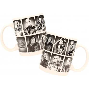 Taza Personajes Escuadrón Suicida Suicide Squad DC Cerámica 320 mls