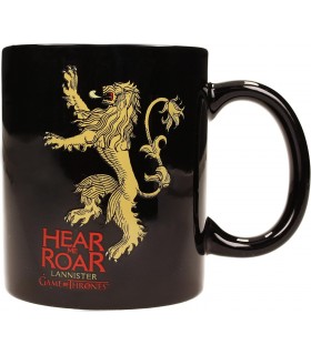 Taza Hear Me Roar Lannister Juego De Tronos Game Of Thrones Cerámica 320 mls
