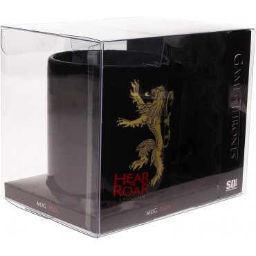 Taza Hear Me Roar Lannister Juego De Tronos Game Of Thrones Cerámica 320 mls