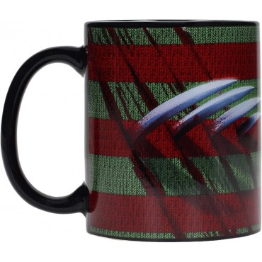 Taza Colores Freddy Krueger Pesadilla En Elm Street Cerámica 320 mls 