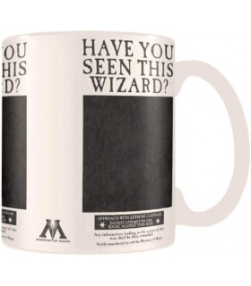 Taza Cambiante Cartel Se Busca Sitius Black Harry Potter Cerámica 320 mls