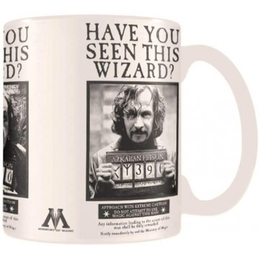 Taza Cambiante Cartel Se Busca Sitius Black Harry Potter Cerámica 320 mls