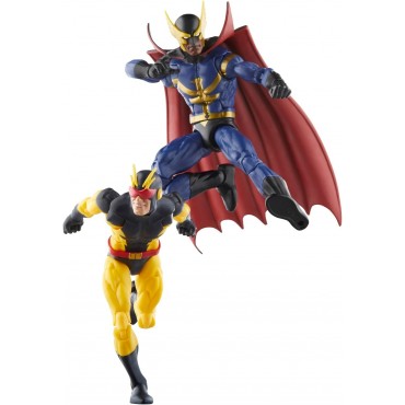 Set Figuras Nightahwk Y Blur Marvel Legends Articuladas 15 cms
