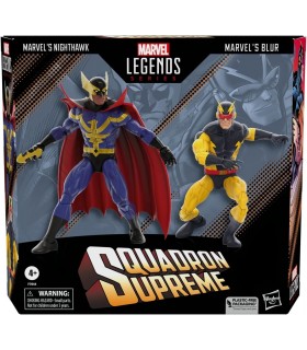 Set Figuras Nightahwk Y Blur Marvel Legends Articuladas 15 cms