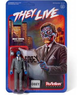 Figura Male Ghoul Estan Vivos They Live Articulada 10 cms