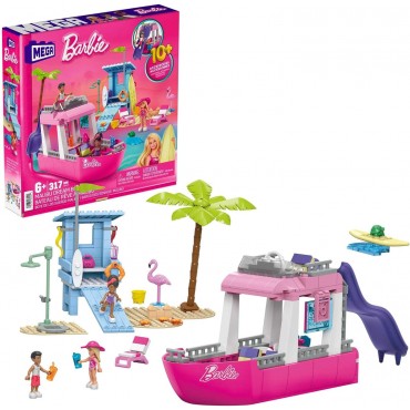 Kit De Construcción Barbie Malibú Dream Boat Barco De Ensueño 317 Piezas