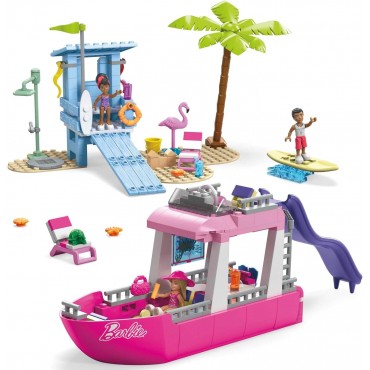 Kit De Construcción Barbie Malibú Dream Boat Barco De Ensueño 317 Piezas