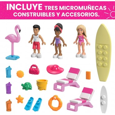 Kit De Construcción Barbie Malibú Dream Boat Barco De Ensueño 317 Piezas