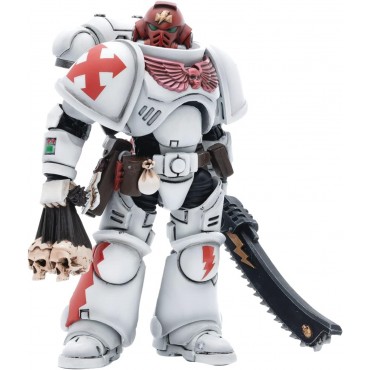 Figura White Scars Assault Intercessor Sergeant Tsendbaatar Warhammer 40000 Articulada 12 cms