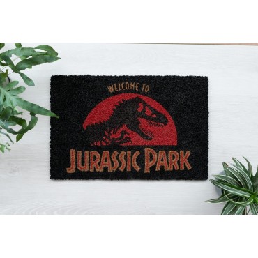 Felpudo Welcome To Jurassic Park Logo Parque Jurásico 60 x 40 cms