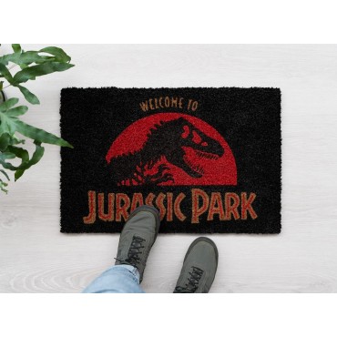 Felpudo Welcome To Jurassic Park Logo Parque Jurásico 60 x 40 cms