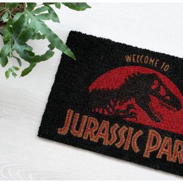 Felpudo Welcome To Jurassic Park Logo Parque Jurásico 60 x 40 cms