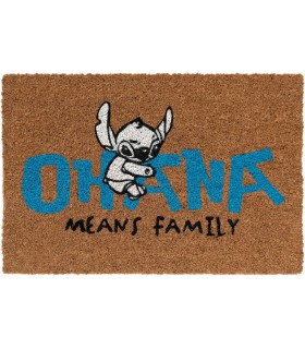 Felpudo Ohana Means Family Lilo & Stitch Disney 60 x 40 cms