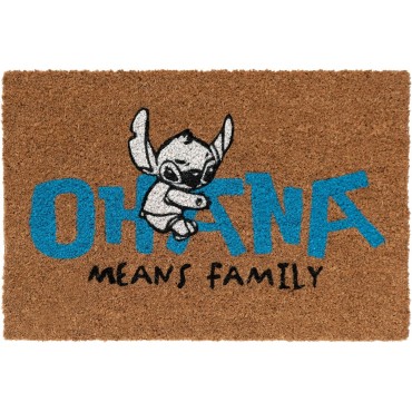 Felpudo Ohana Means Family Lilo & Stitch Disney 60 x 40 cms