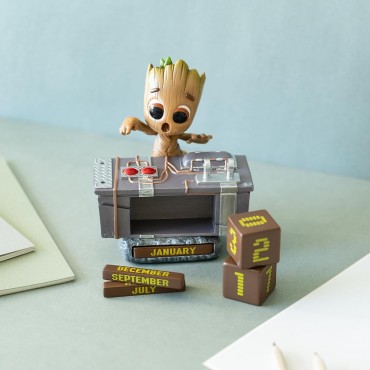 Calendario Perpetuo Baby Groot Yo Soy Groot Guardianes De La Galaxia Marvel 13 cms