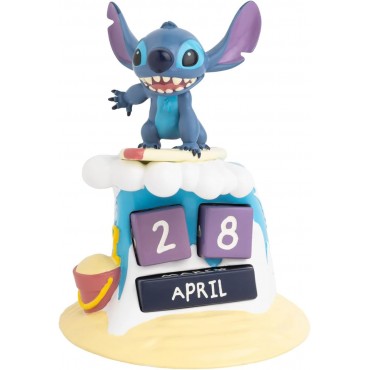 Calendario Perpetuo 3D Stitch Surfero Lilo & Stitch Disney 15 cms