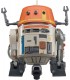 Figura Animatrónica Chatter Back Chopper Star Wars Ahsoka Electrónico 19 cms