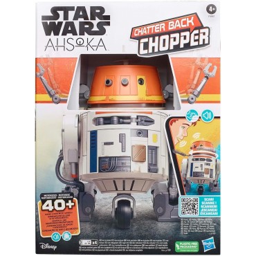 Figura Animatrónica Chatter Back Chopper Star Wars Ahsoka Electrónico 19 cms