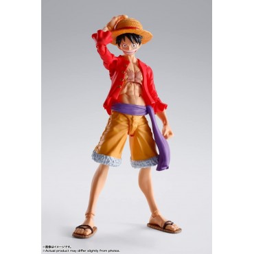 Figura Monkey D. Luffy Raid Of Onigashima One Piece Articulada 14,5 cms