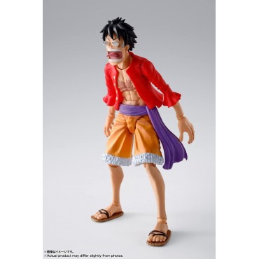 Figura Monkey D. Luffy Raid Of Onigashima One Piece Articulada 14,5 cms