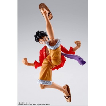 Figura Monkey D. Luffy Raid Of Onigashima One Piece Articulada 14,5 cms
