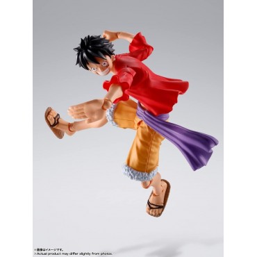Figura Monkey D. Luffy Raid Of Onigashima One Piece Articulada 14,5 cms