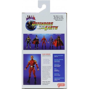 Figura Flash Gordon Defenders Of Earth Articulada 18 cms