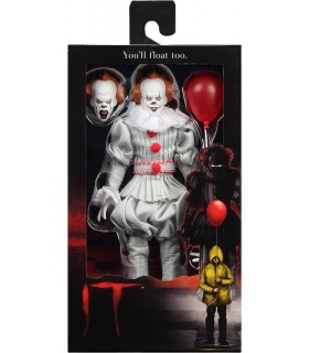 Figura Pennywise Clothed Con Ropa It 2017 Articulada 20 cms