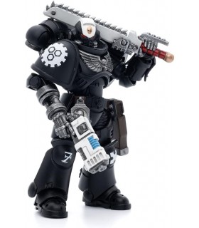 Figura Iron Hands Assault Intercessors Sergeant Kalock Warhammer 40000 Articulada 12 cms