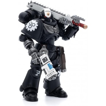 Figura Iron Hands Assault Intercessors Sergeant Kalock Warhammer 40000 Articulada 12 cms