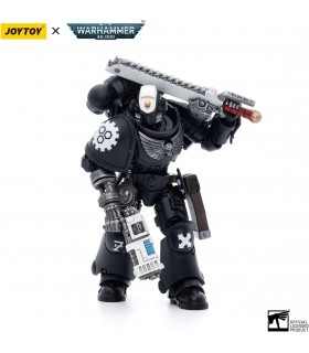 Figura Iron Hands Assault Intercessors Sergeant Kalock Warhammer 40000 Articulada 12 cms