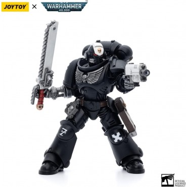 Figura Iron Hands Assault Intercessors Sergeant Kalock Warhammer 40000 Articulada 12 cms