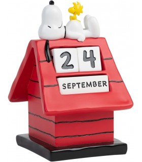 Calendario Perpetuo 3D Snoopy Peanuts 15 cms