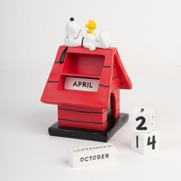 Calendario Perpetuo 3D Snoopy Peanuts 15 cms