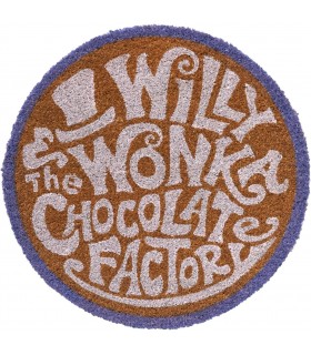 Felpudo Charlie Y La Fabrica De Chocolate Logo Redondo 50 x 50 cms