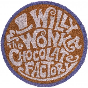 Felpudo Charlie Y La Fabrica De Chocolate Logo Redondo 50 x 50 cms