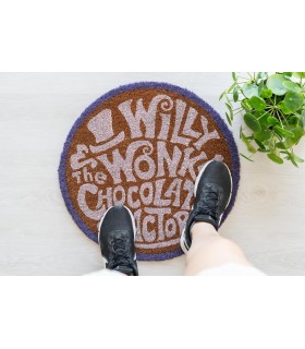 Felpudo Charlie Y La Fabrica De Chocolate Logo Redondo 50 x 50 cms