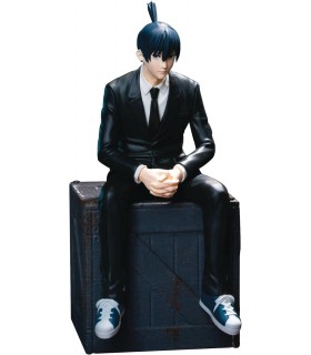 Figura Aki Hayakawa Sentado Chainsaw Man 14 cms