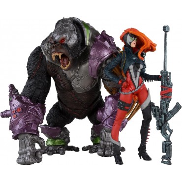 Pack Figuras She Spawn Y Cygor Spawn Articuladas 18 cms