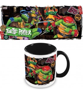 Taza Las Tortugas Ninja Mutant Mayhem Poses Cerámica 315 mls