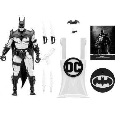 Figura Batman Sketch Edition DC Gold Label Edición Limitada Articulada 18 cms