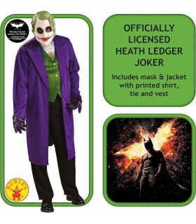 Disfraz Y Máscara Joker El Caballero Oscuro Batman Adulto DC