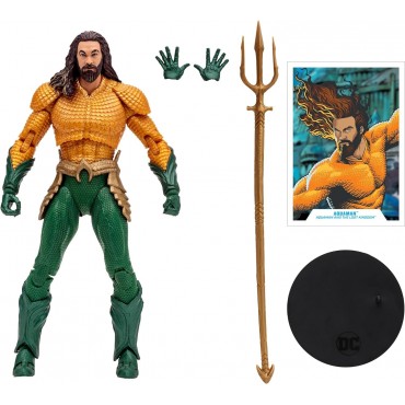 Figura Aquaman Aquaman Y El Reino Perdido DC Articulada 18 cms
