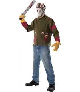 Disfraz Y Máscara Jason Voorhees Viernes 13 Friday 13th Adulto