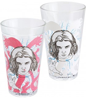 Vaso Térmico Eleven Stranger Things Cambia Con El Frío Cristal 450 mls