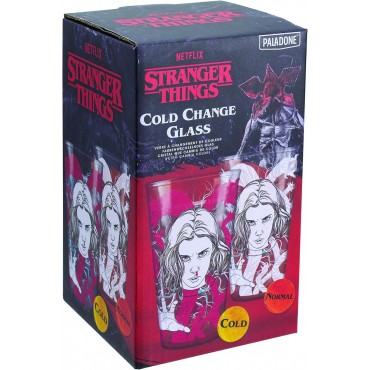 Vaso Térmico Eleven Stranger Things Cambia Con El Frío Cristal 450 mls