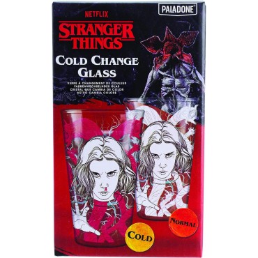 Vaso Térmico Eleven Stranger Things Cambia Con El Frío Cristal 450 mls