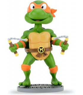 Figura Michelangelo TMNT Las Tortugas Ninja Head Knockers 16,5 cms